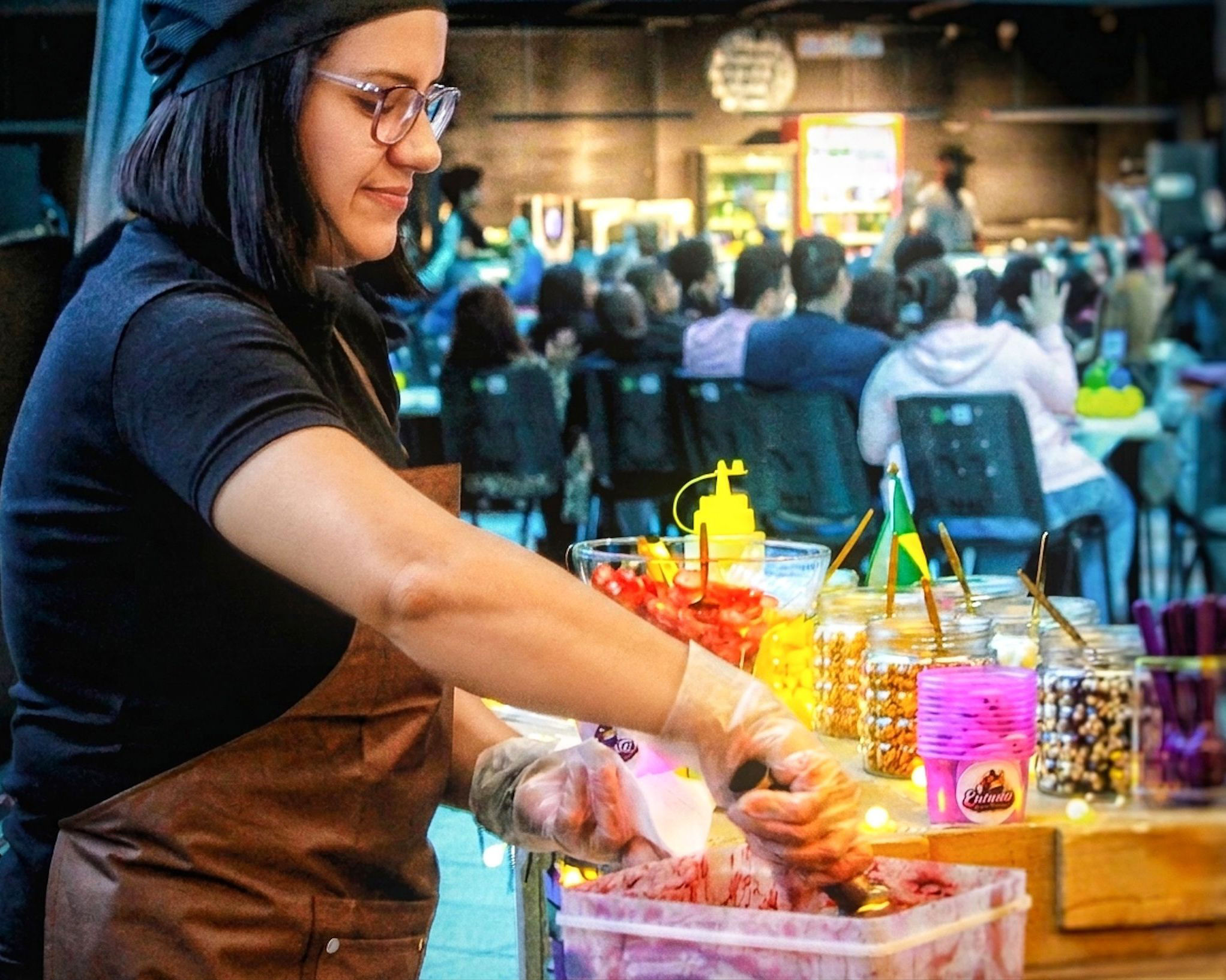 Preparação do açaí